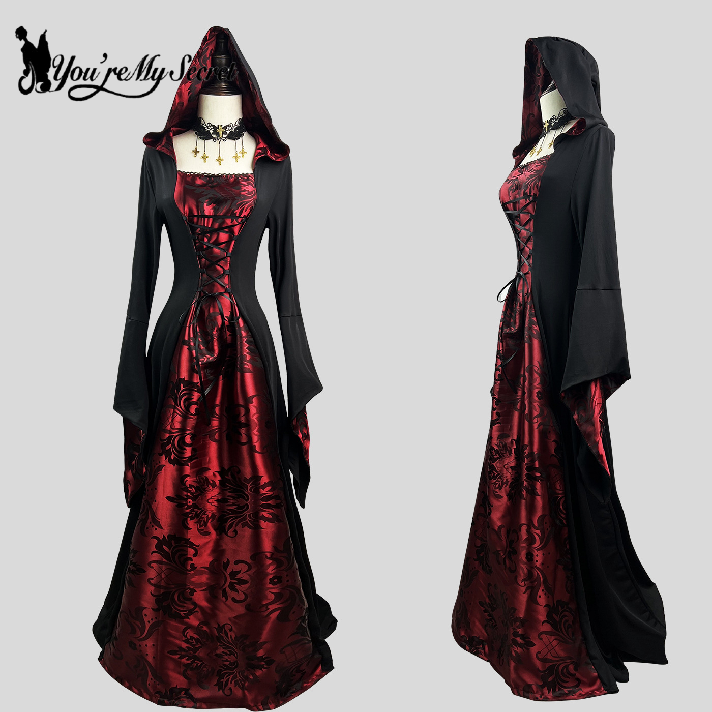 Robe Silk Women - [You're My Secret] Women's Dress Cosplay