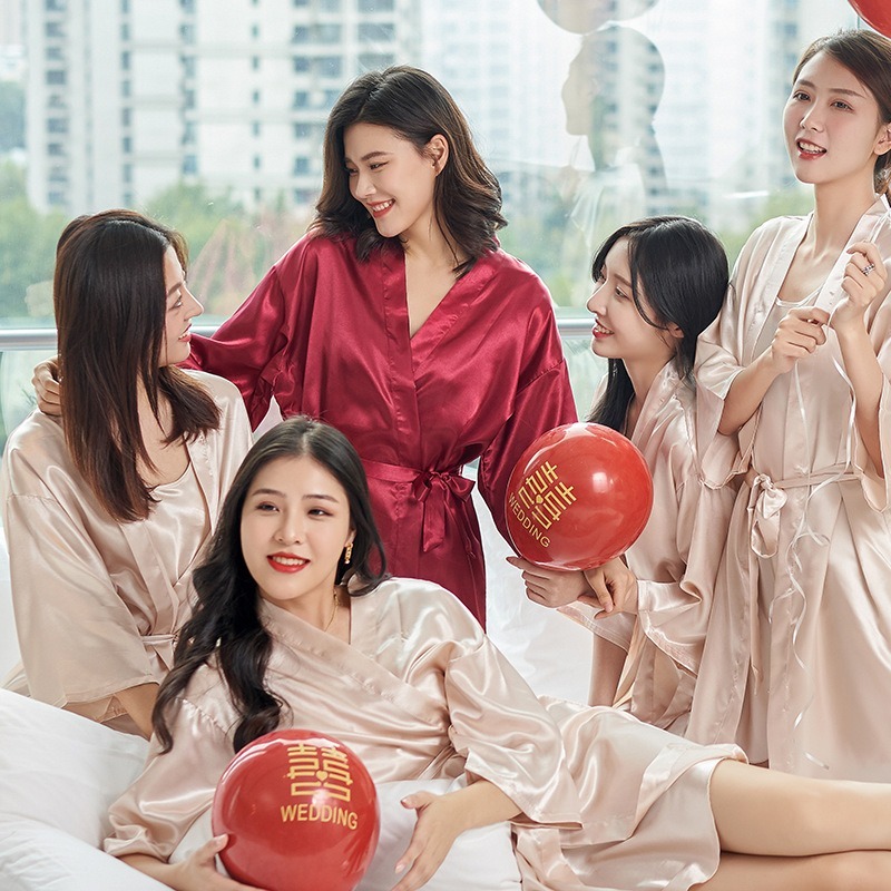 Women‘s Satin Kimono Robe Silk - Robe Silk Women 评论和价格