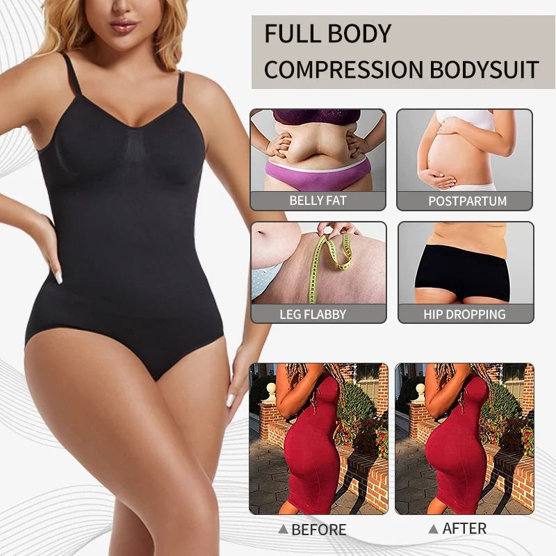 Womens Backless Bodysuits Seam - Shapewear Bodysuit Firm 评论和价格