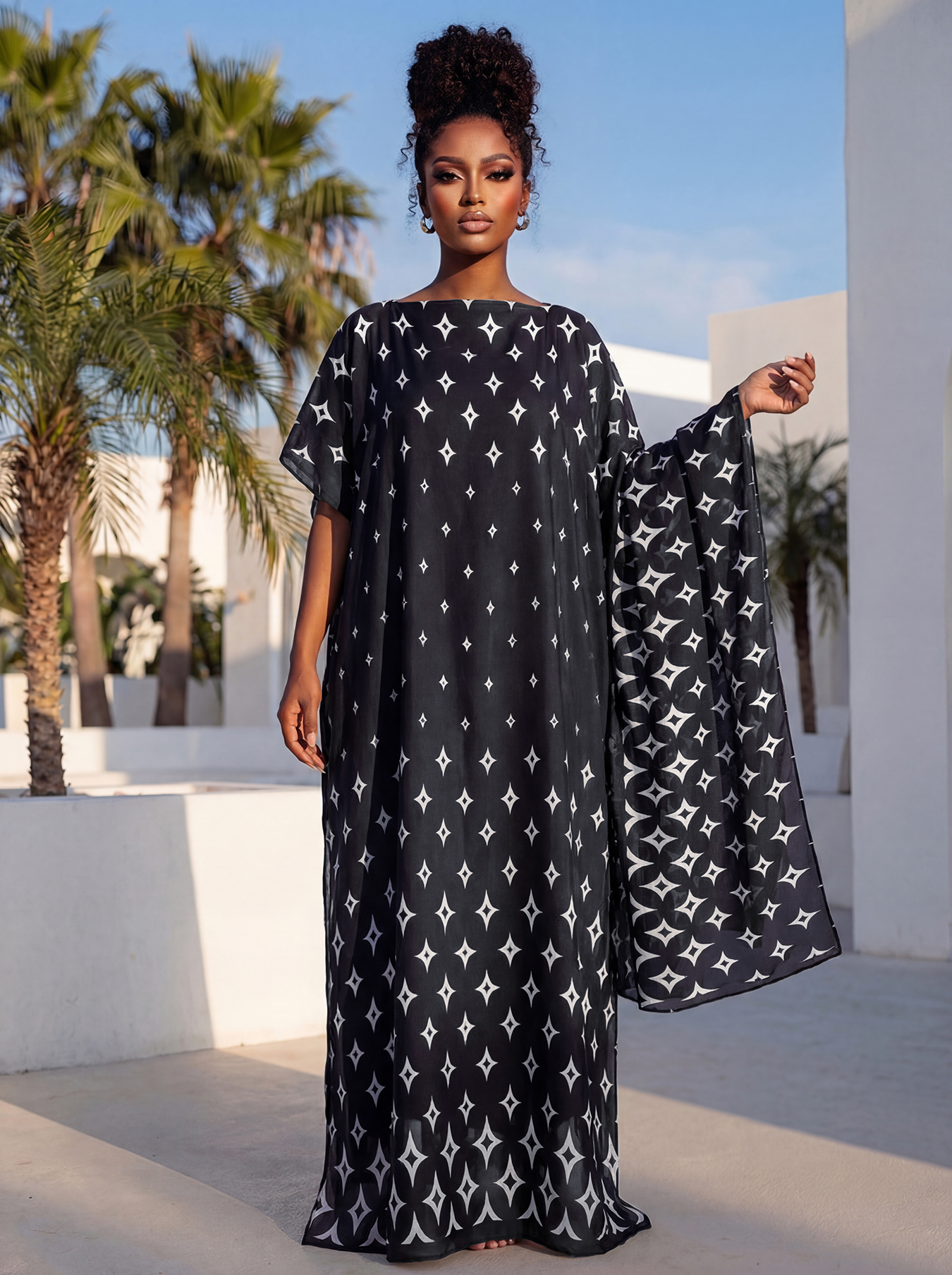 New Style Long Loose Silk Blen - Robe Silk Women 评论和价格