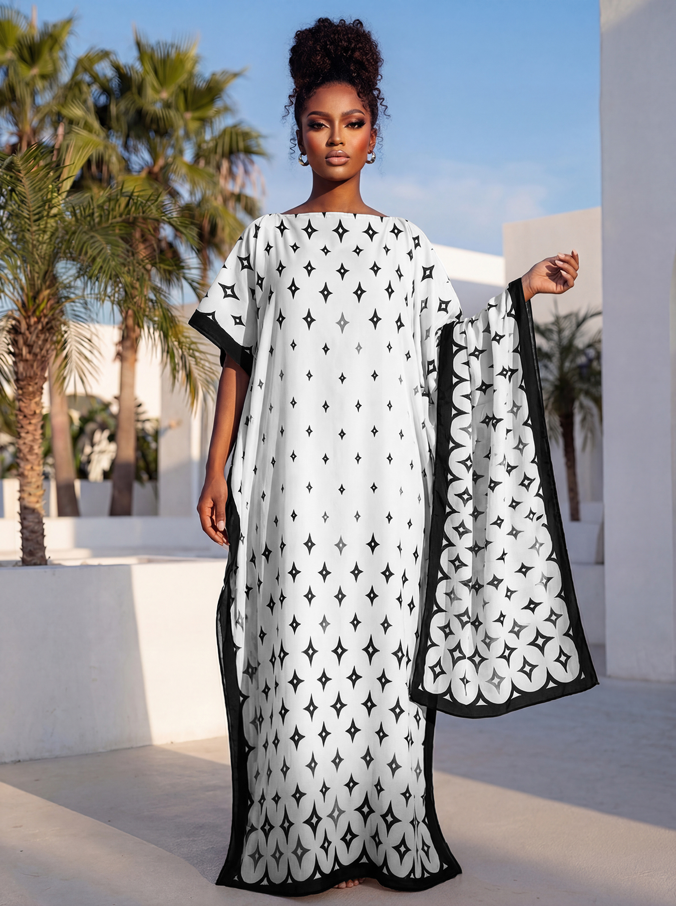 New Style Long Loose Silk Blen - Robe Silk Women 评论和价格