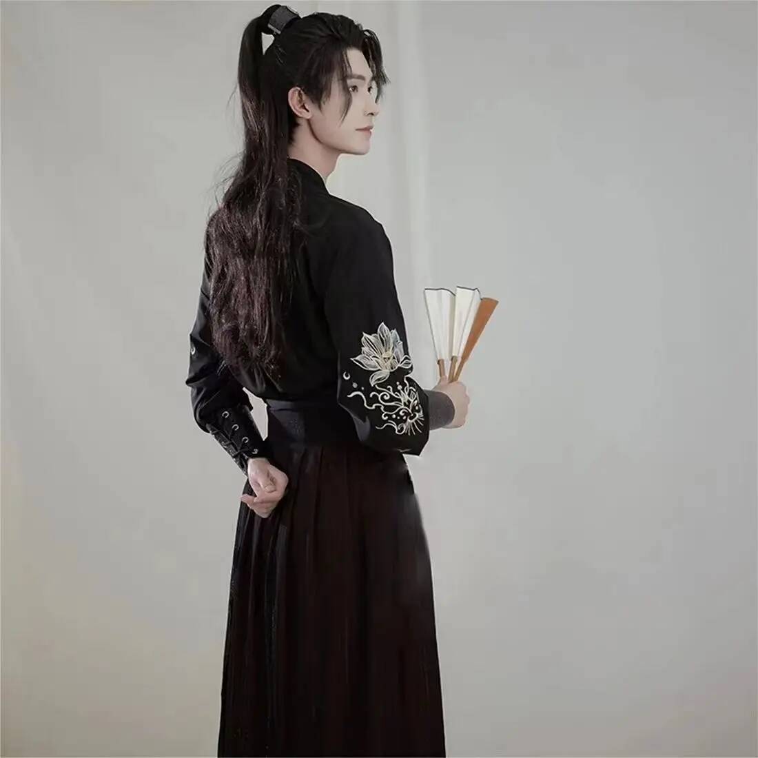 Ancient knight hanfu men women - Robe Silk Women 评论和价格