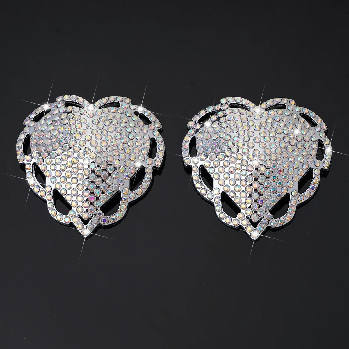Sexy 1pair Love Heart Nipple C - Nipple Cover Pasties 评论和价格