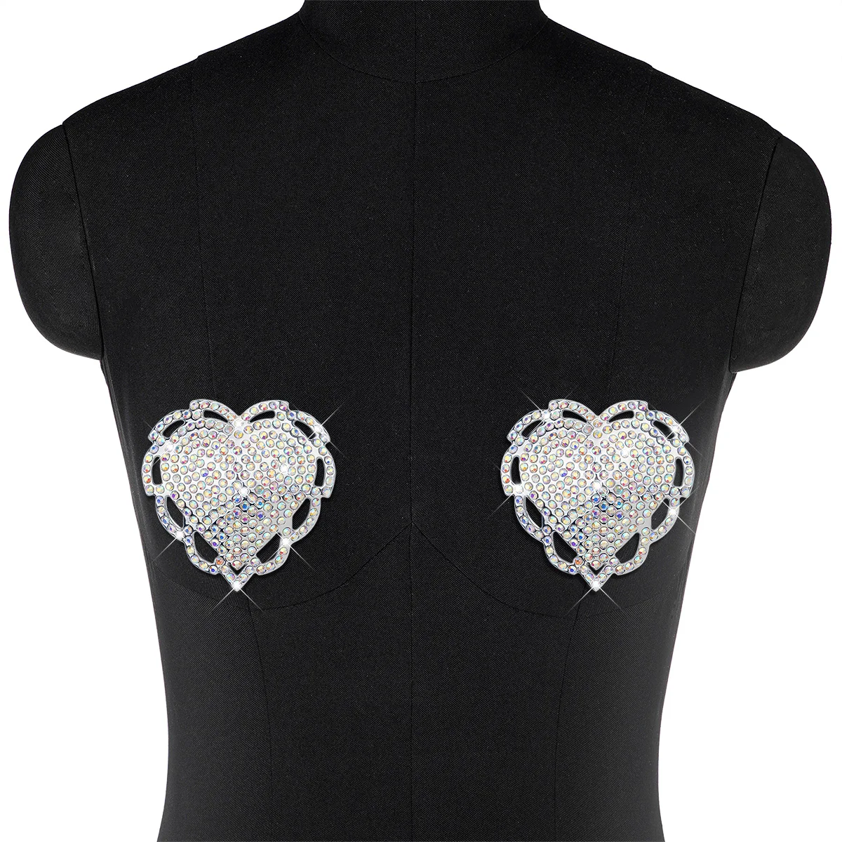Sexy 1pair Love Heart Nipple C - Nipple Cover Pasties 评论和价格