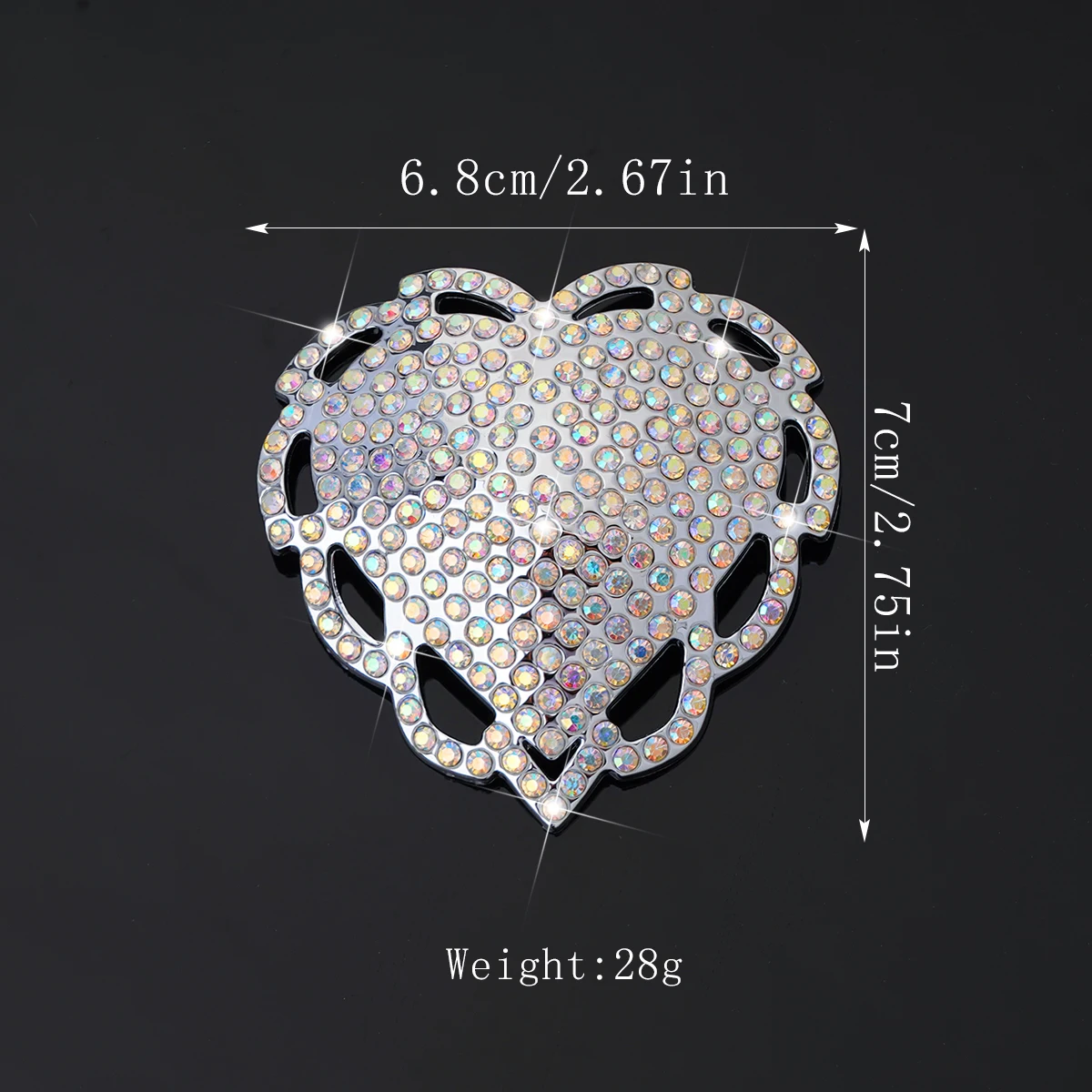 Sexy 1pair Love Heart Nipple C - Nipple Cover Pasties 评论和价格