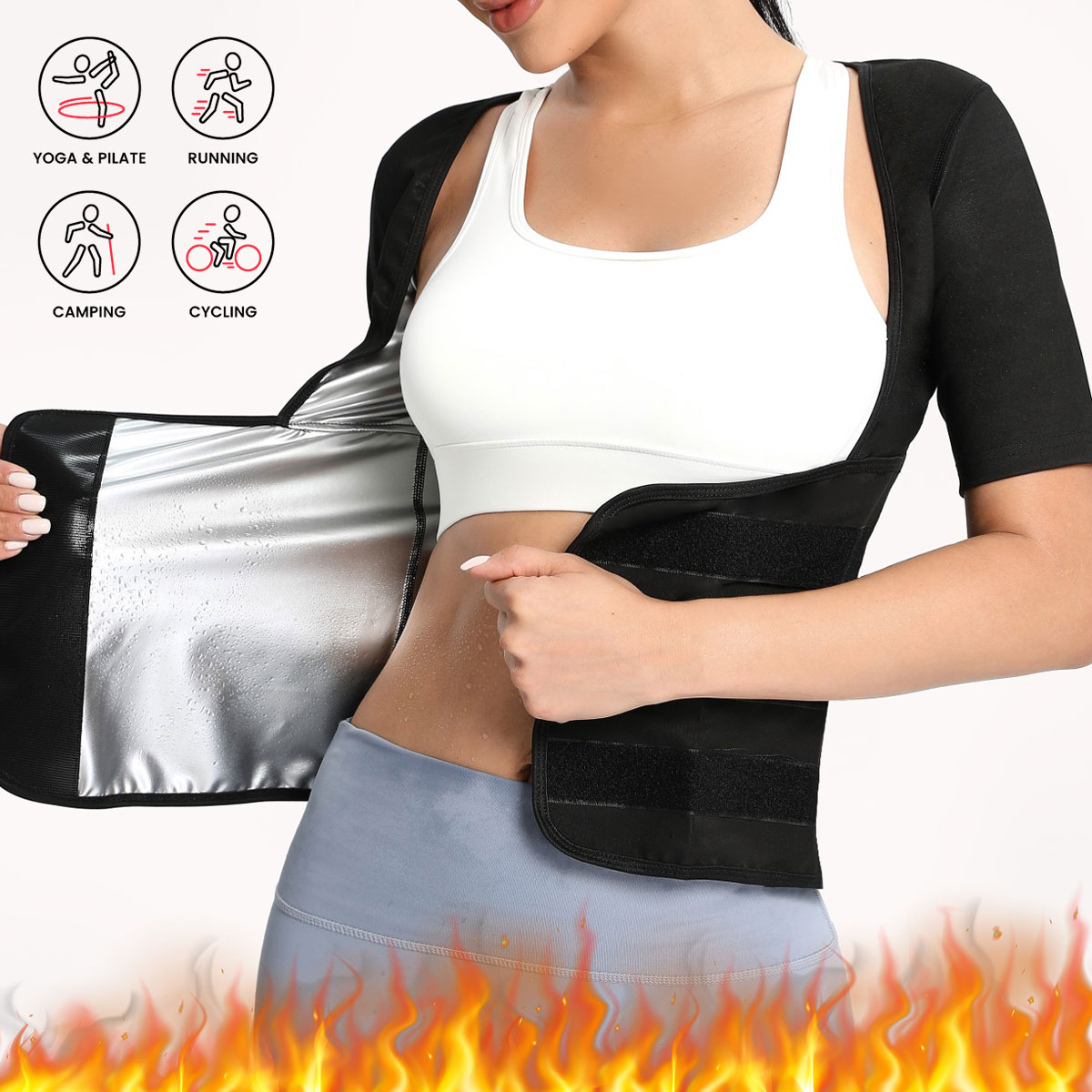 Sauna Suit for Women Sweat Bod - Shapewear Bodysuit Firm 评论和价格