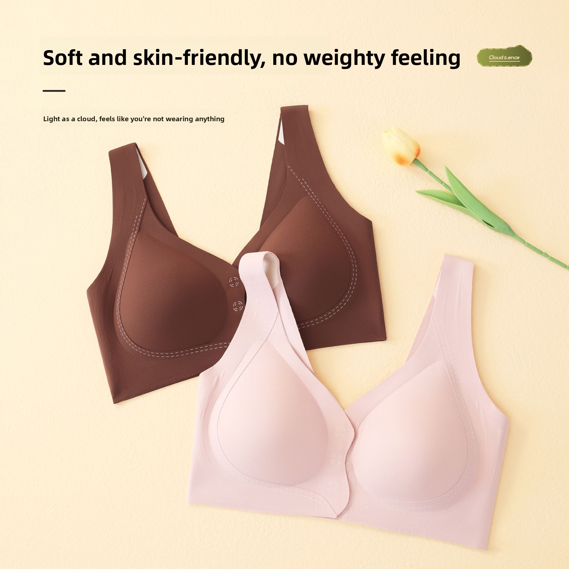 Soft Support Nursing Bra with  - Push Up Bra Padded 评论和价格