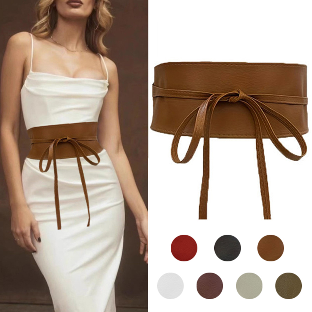 Boho Belt For Women Bowknot Fa - Corset Waist Cinch 评论和价格