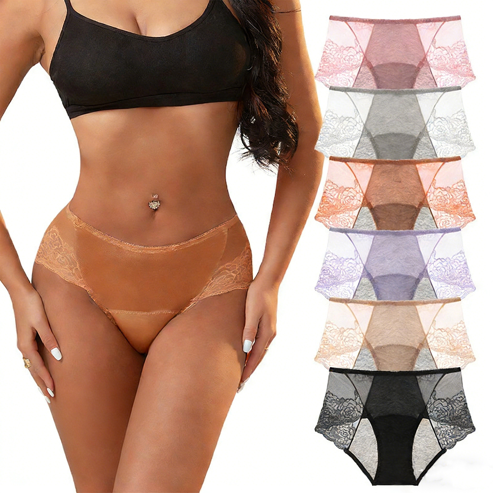 Breathable Lace Women's Period - Boyshort Underwear 评论和价格