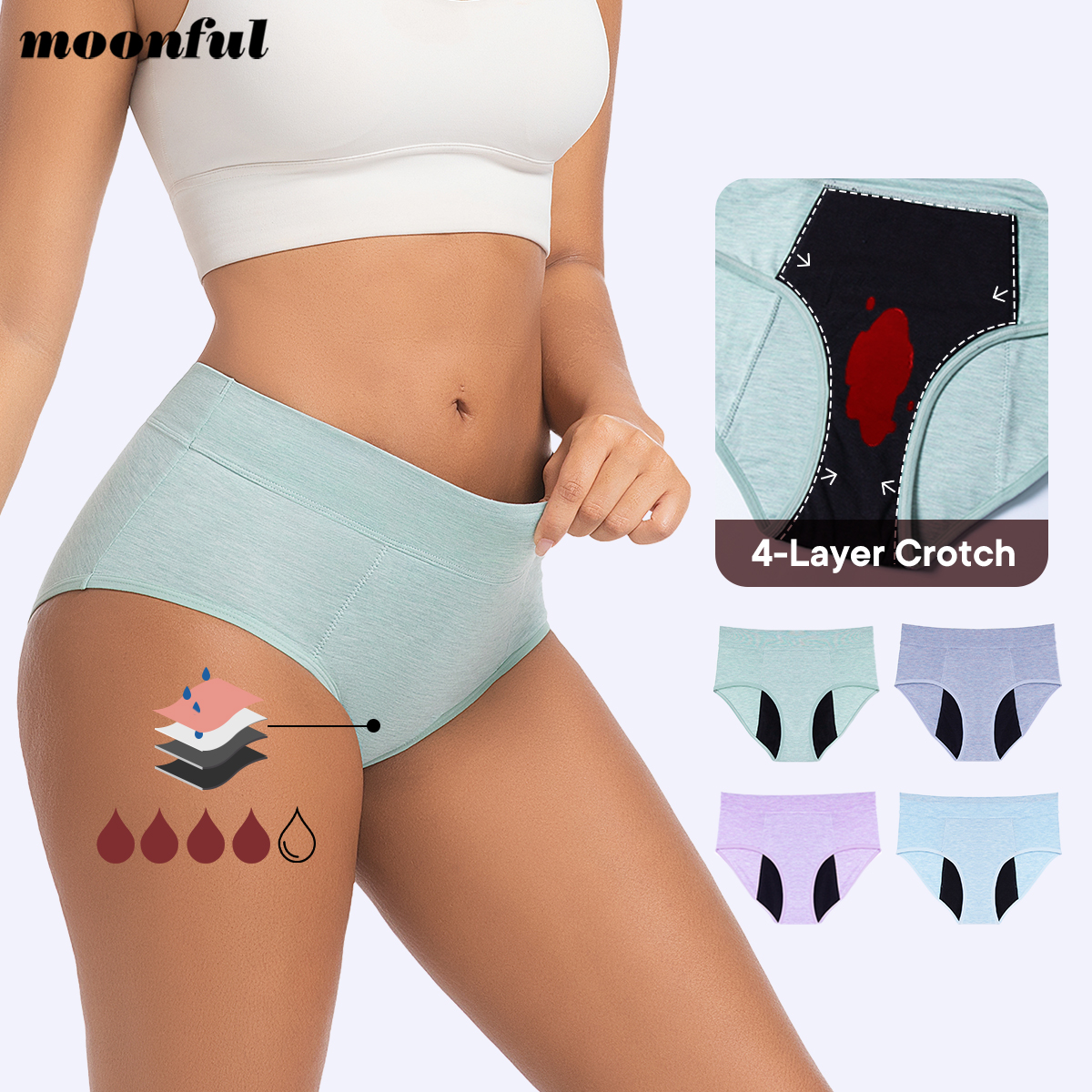 Menstrual Panties Woman Super  - Period Panty Absorbent 评论和价格