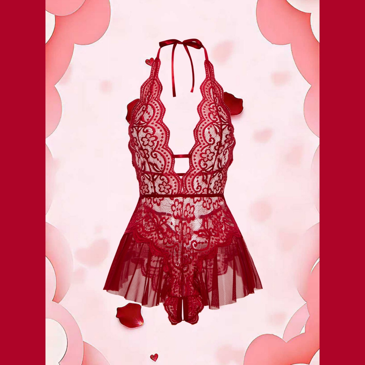 Erotic Crotchless Hot Lingerie - Lace Teddy Lingerie 评论和价格