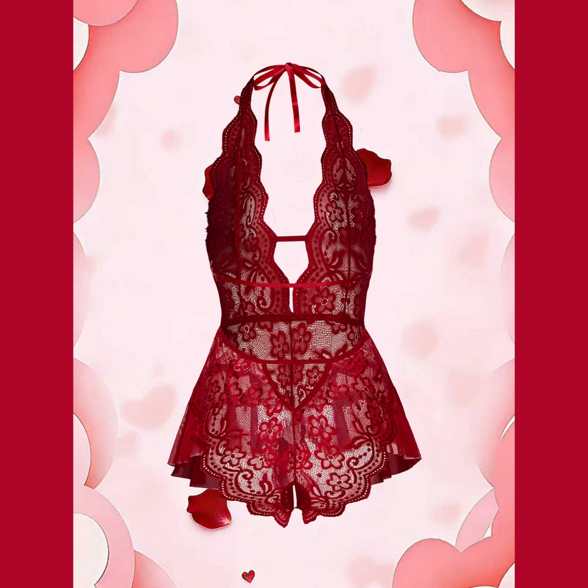 Erotic Crotchless Hot Lingerie - Lace Teddy Lingerie 评论和价格