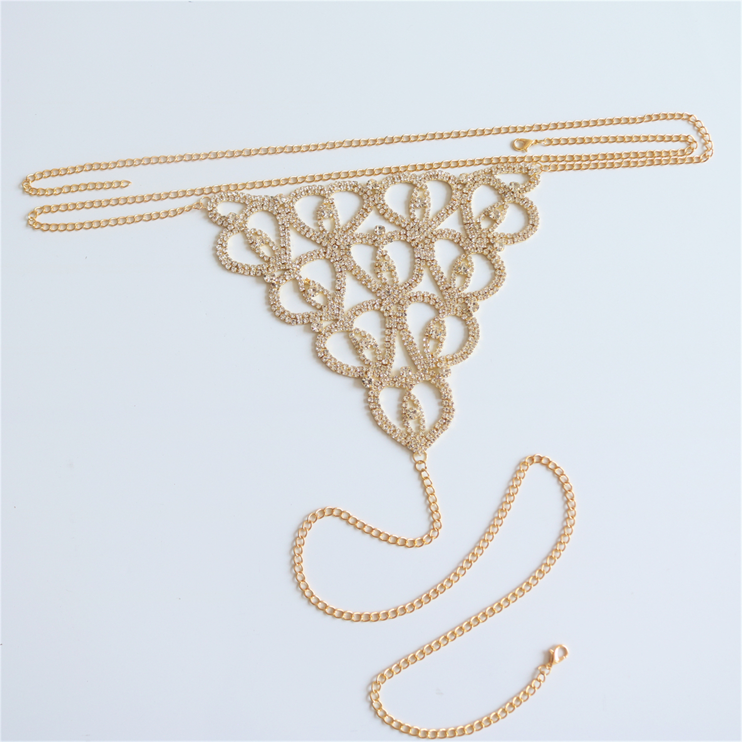 Sexy Body Chain Heart-shaped T - Thong Bikini Women 评论和价格