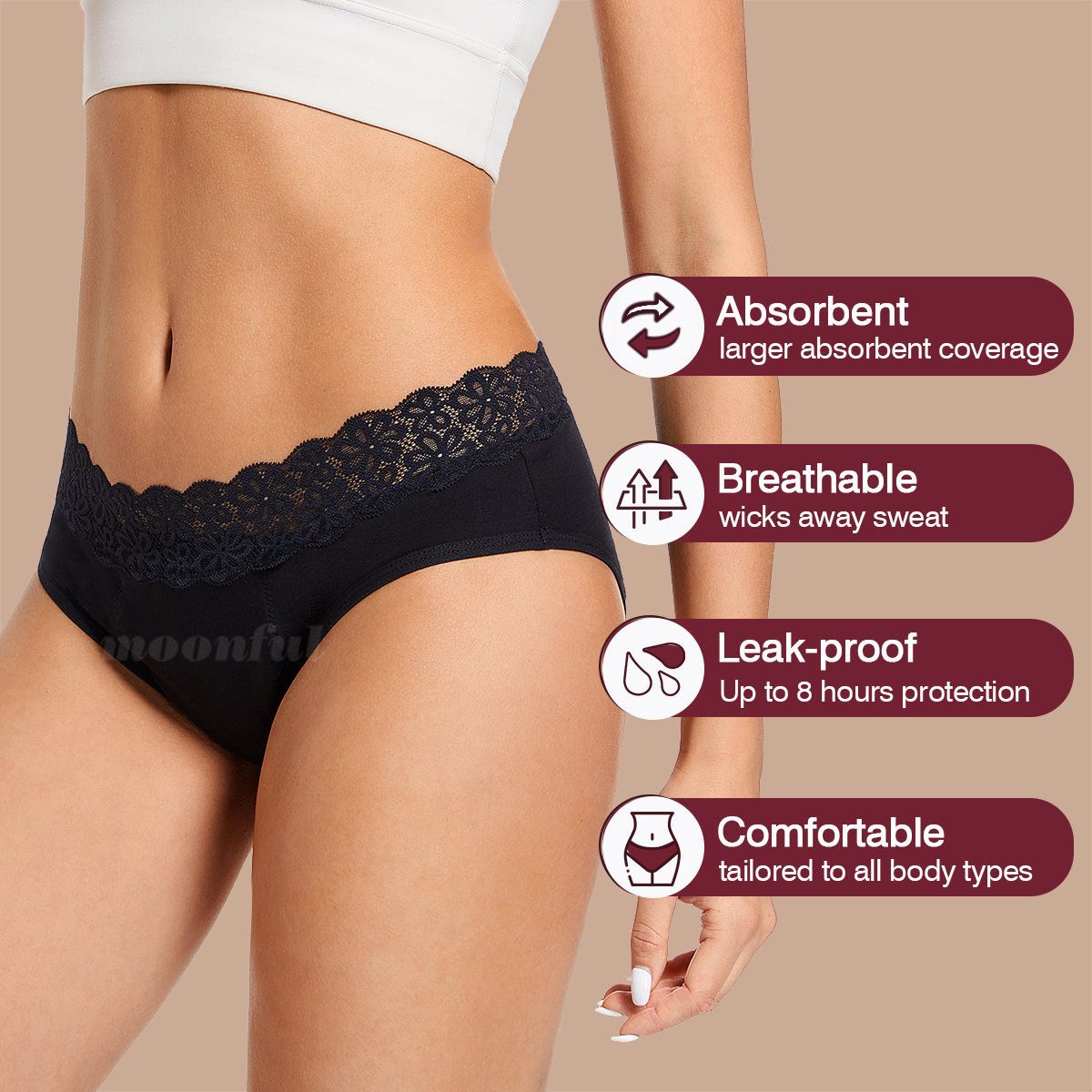 Menstrual Cycle Absorbent Unde - Period Panty Absorbent 评论和价格