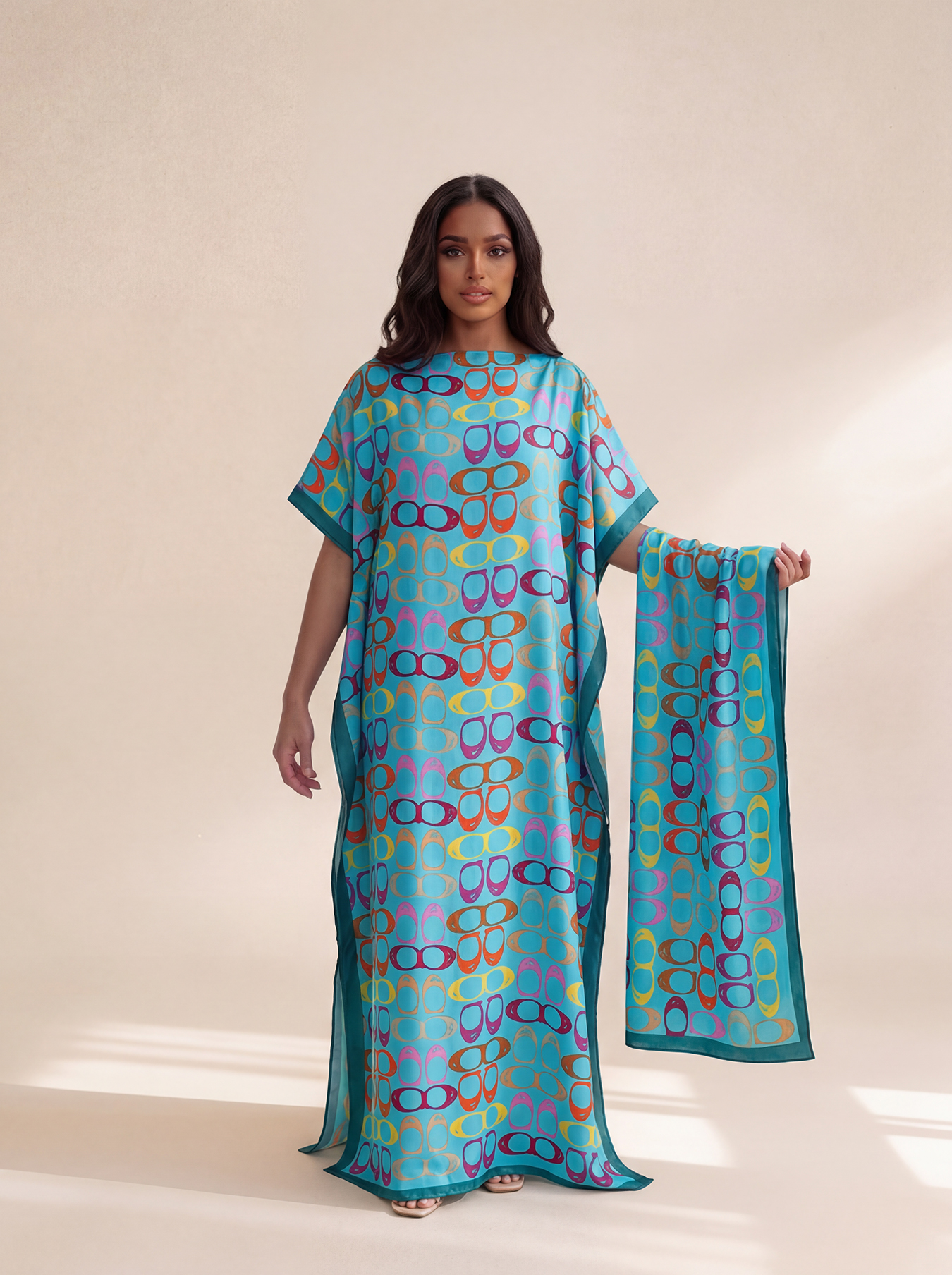 New Style Long Loose Silk Blen - Robe Silk Women 评论和价格