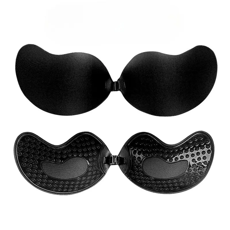 Women Sexy Strapless Bra Palm  - Silicone Bra Adhesive 评论和价格