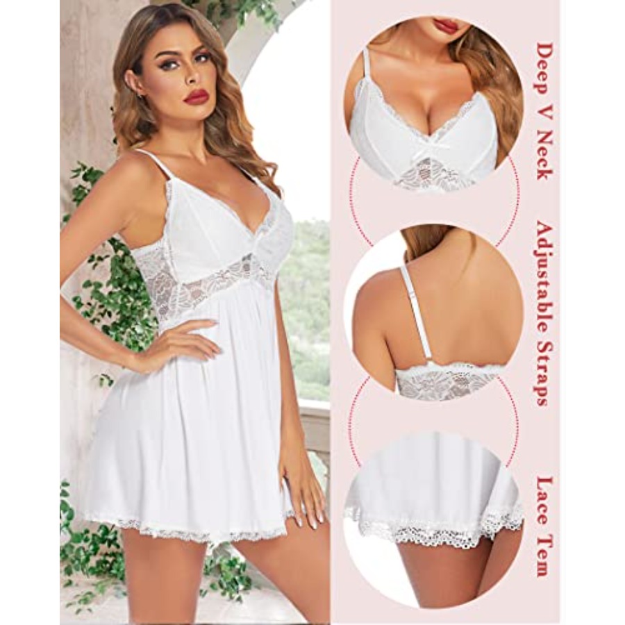 Avidlove Women Chemise Night G - Babydoll Chemise Night 评论和价格