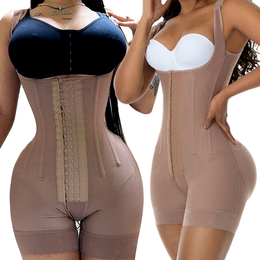 Fajas Colombian Girdles Post L - Shapewear Bodysuit Firm 评论和价格