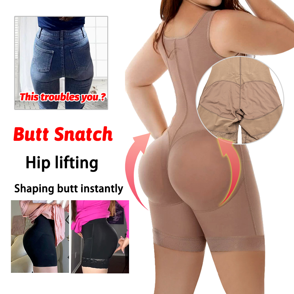 Fajas Colombian Girdles Post L - Shapewear Bodysuit Firm 评论和价格