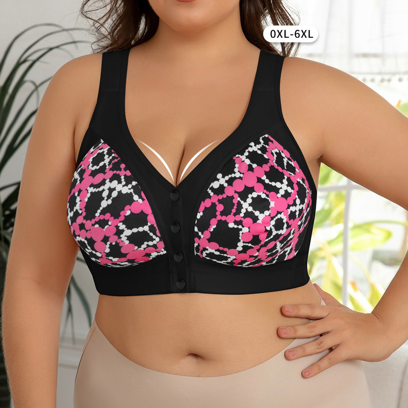 0XL-6XL Plus Size Front Closur - Nursing Bra Sleep 评论和价格