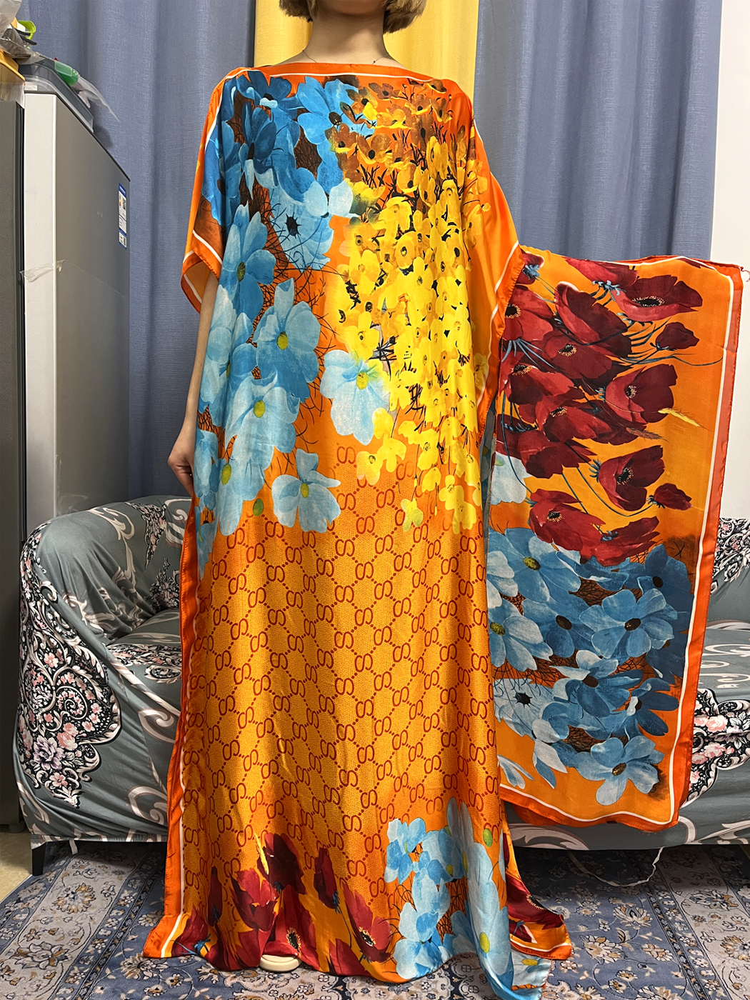 Abayas For Women Dubai Kaftan  - Robe Silk Women 评论和价格