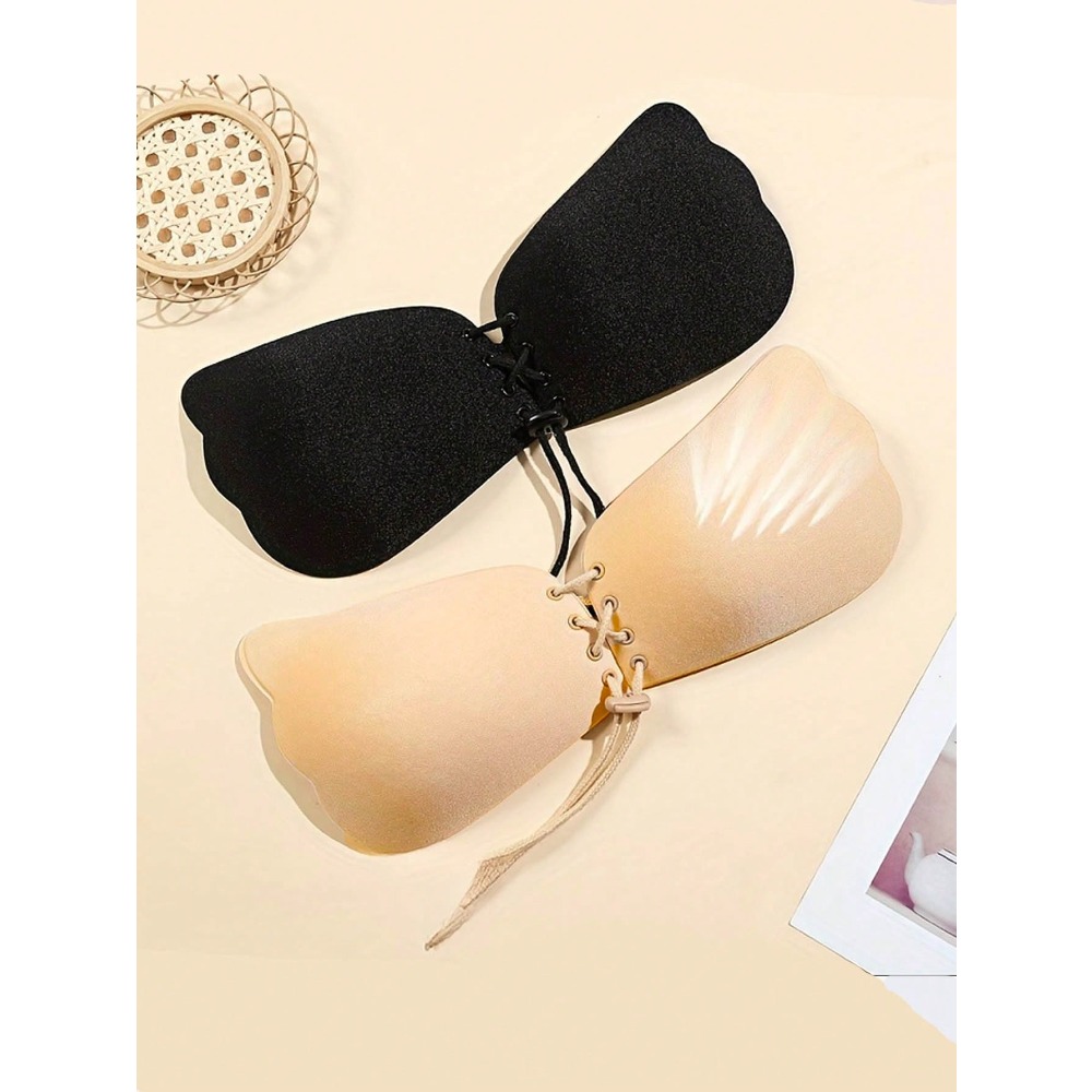 1/2pcs Wing-Shaped Adhesive Br - Silicone Bra Adhesive 评论和价格