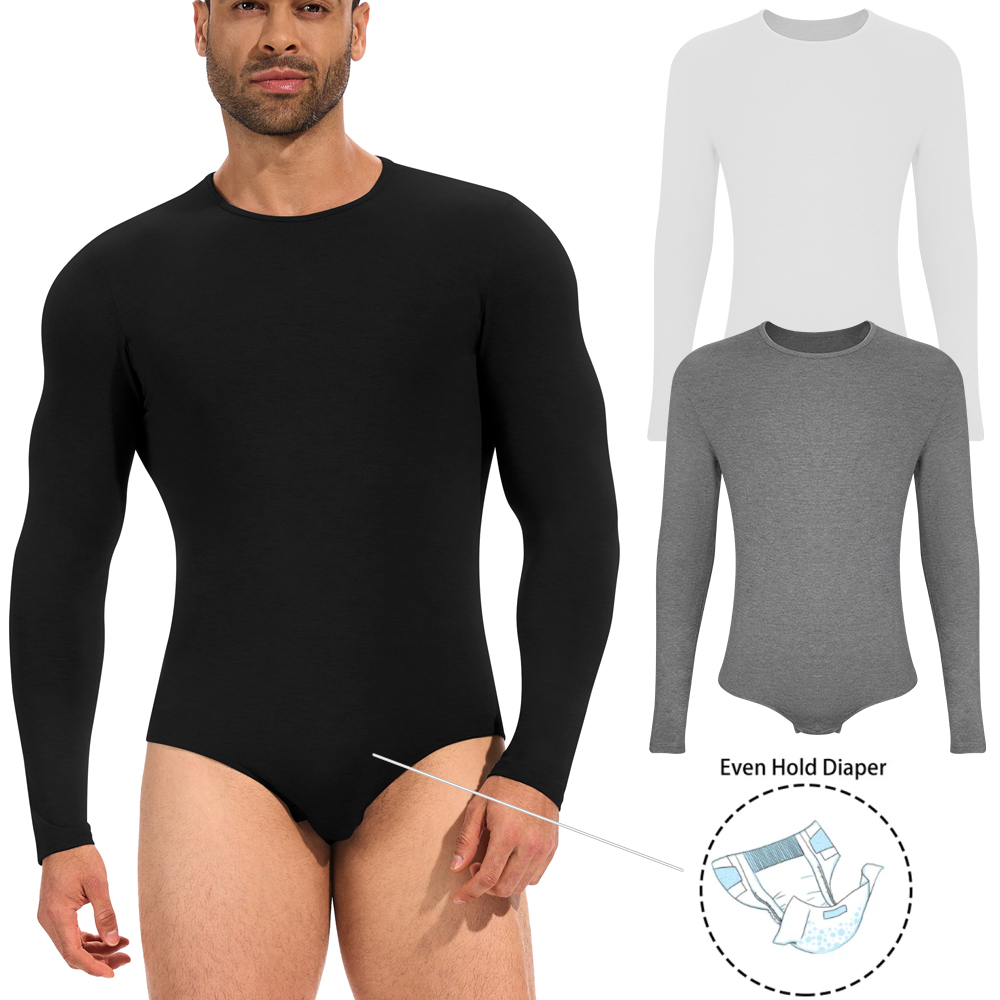 Mens Long Sleeve Bodysuit Full - Shapewear Bodysuit Firm 评论和价格