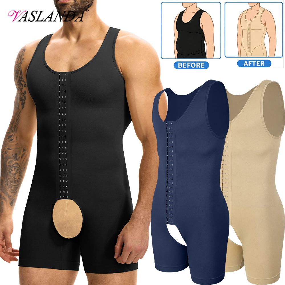 Men's Compression Shapewear  T - Shapewear Bodysuit Firm 评论和价格