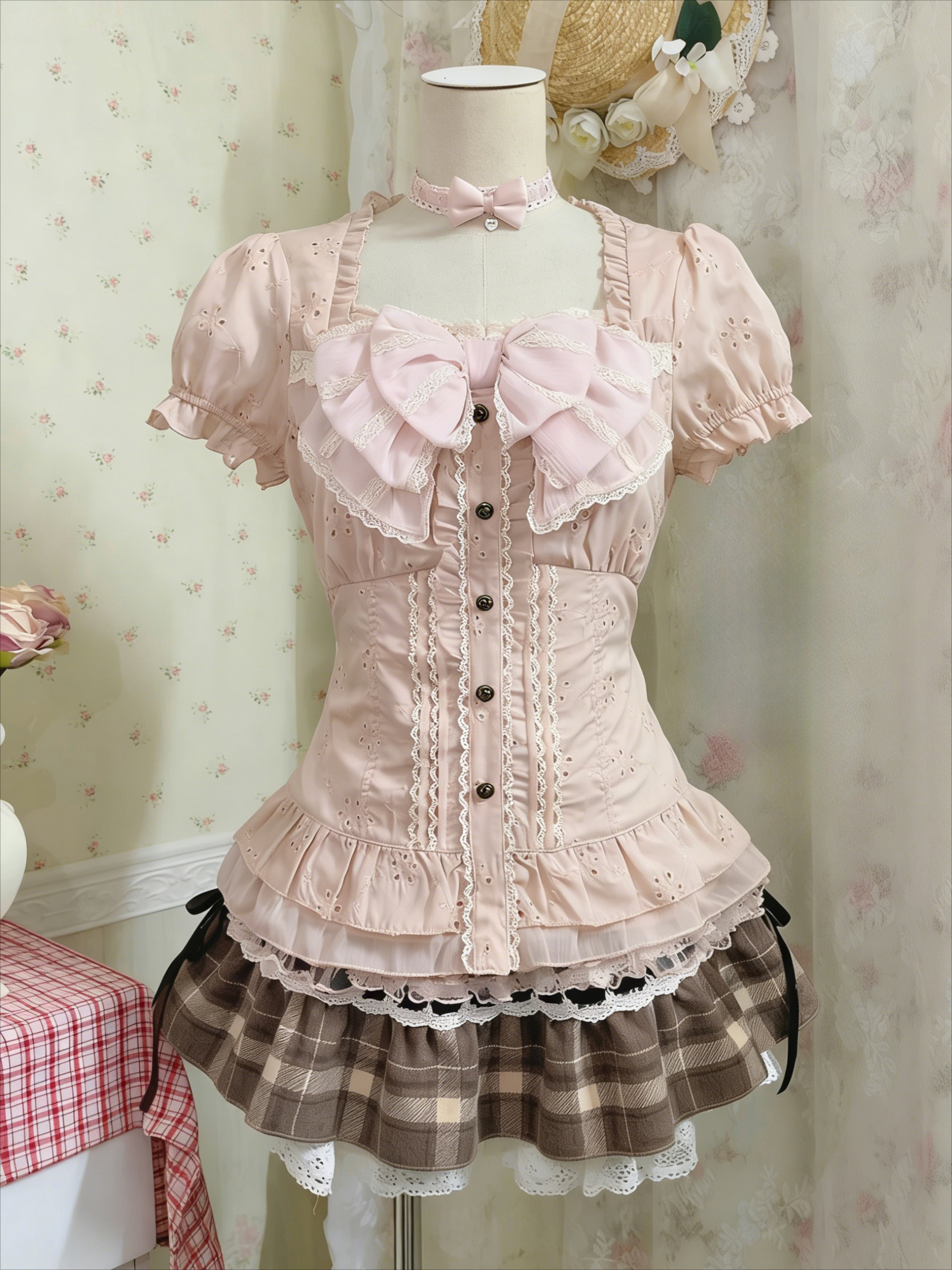 Japanese Sweet Three Piece Set - Cami Top Lace 评论和价格